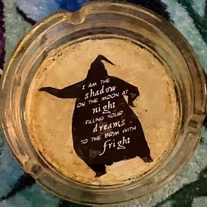 Nightmare Before Christmas Glass Ashtray